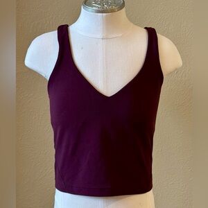 Lululemon Align Women's Burgundy Tank Top size 2 A/B